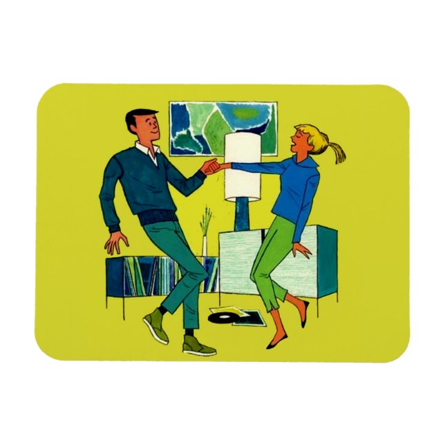 Ímã Vamos dançar (Horizontal)