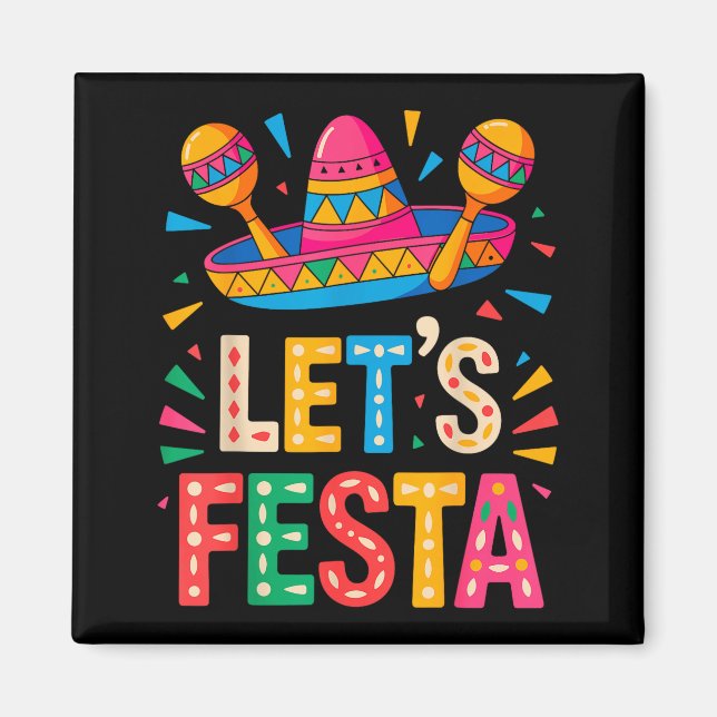 Imã Vamos festejar cinco de maio  (Frente)