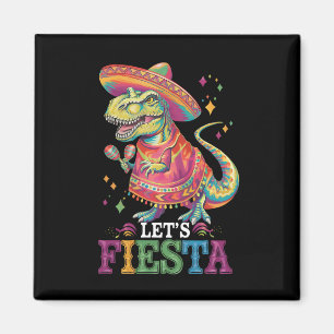 Imã Vamos Festejar Cinco De Maio T Rex Dinossauro