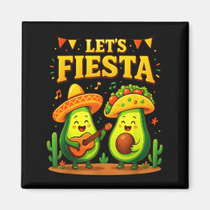 Imã Vamos festejar tacos de abacate mexicanos cinco de