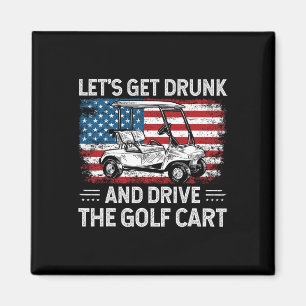Imã Vamos Ficar Bêbados E Dirigir Carrinho De Golfe Go