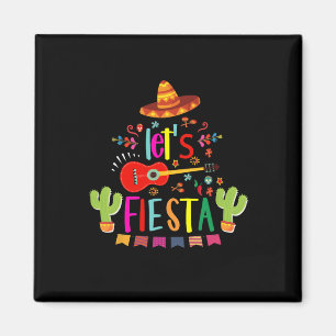 Imã Vamos Fiesta Cinco De Mayo Guitar Engraçado Pa Mex