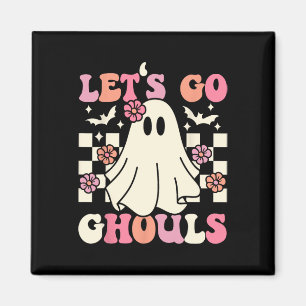 Imã Vamos Ir Ghouls Halloween Ghost Costume Retro Groo