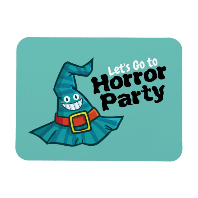Ímã Vamos Ir para o Magnet do Partido Horror (Horizontal)