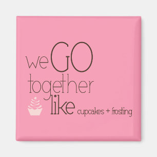 Imã Vamos Juntos/Como Cupcakes + Glacé
