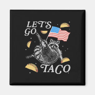 Imã Vamos Lá Taco Guaxinim Engraçado Meme Político