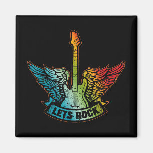 Imã Vamos Rock Legend Rock and Roll Music Guitar