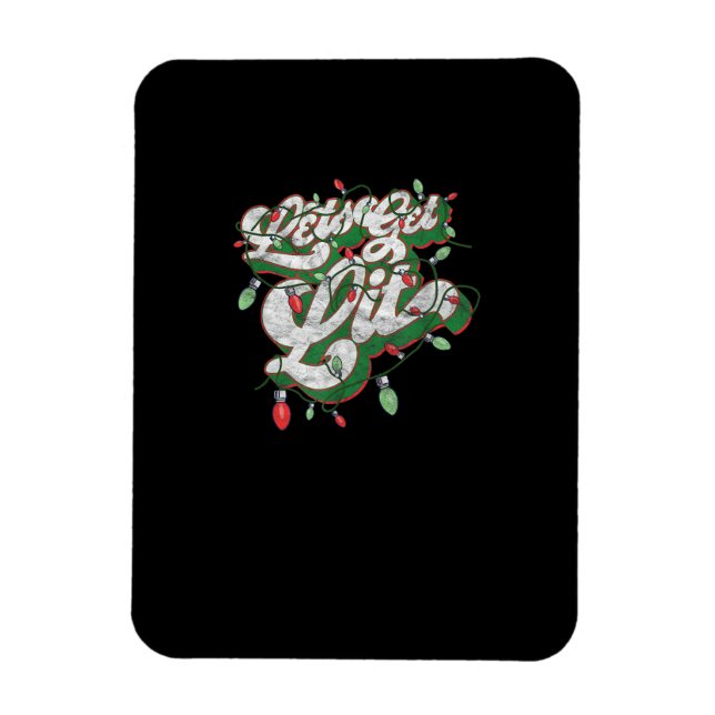 Ímã Vamos Sai - Bebendo Engraçado Gra de Natal (Vertical)