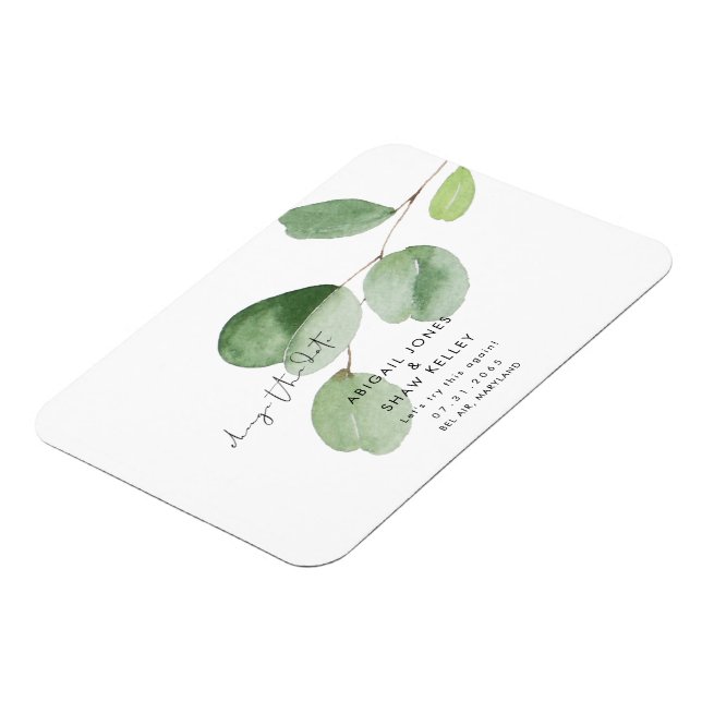 Ímã Vamos Tente novamente Botânico Alterar a Data (Left Side)