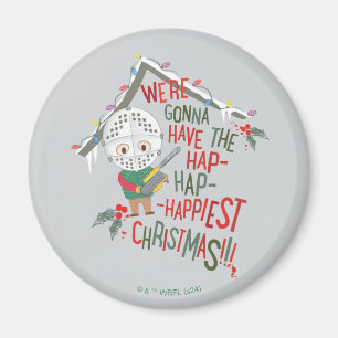 Imã Vamos ter o Natal mais feliz do Hap-Hap