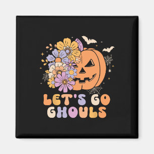 Imã Vamos Vai Ghouls Halloween Pumpkin Costume Retro G
