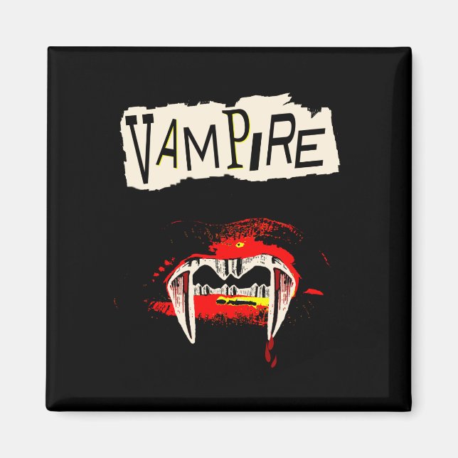 Imã Vampire Punk (Frente)