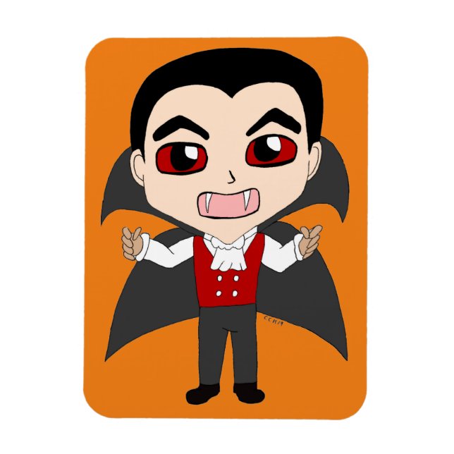 Ímã vampiro de chibi (Vertical)