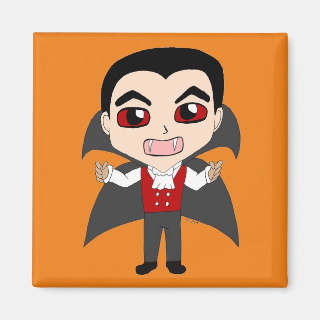Imã vampiro de chibi (Frente)