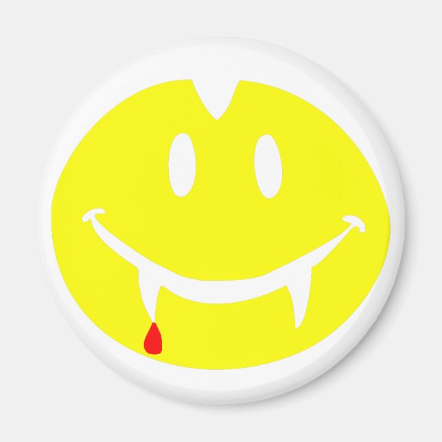 Imã vampiro emoji dracula (Frente)