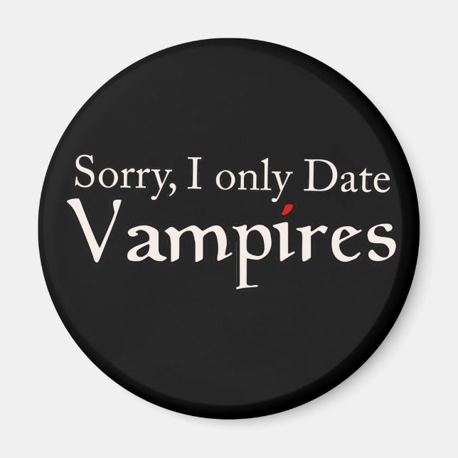 Imã Vampiros Vampiros Fan Halloween (Frente)