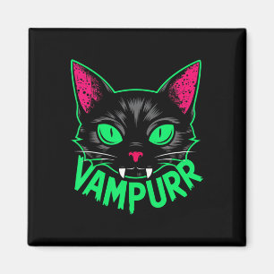 Imã Vampurr Cat Vampiro Gatinho Halloween Gats Spooky