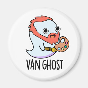 Imã Van Ghost Funny Artist Ghost Pun