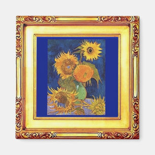 Imã Van Gogh - 5 Girassóis