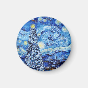 Imã Van Gogh - A Noite Estrelada - Posto de Natal Bran