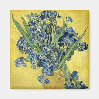 Imã Van Gogh Ainda Vase, Irrises (F678) Belas Artes