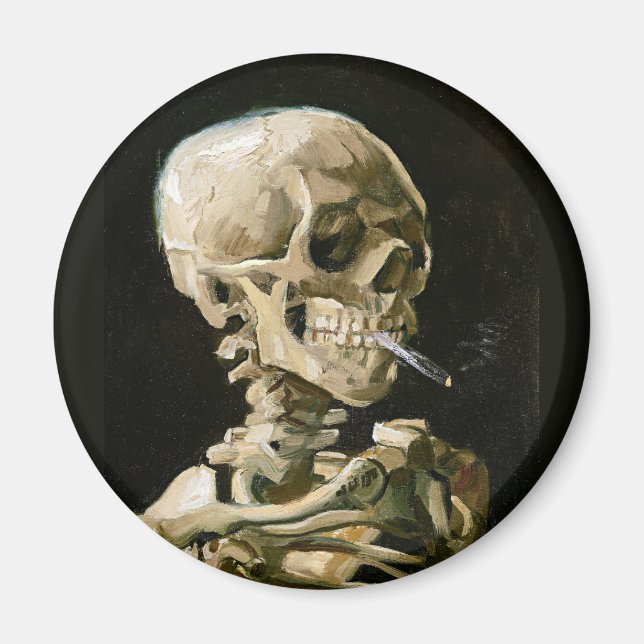 Imã Van Gogh - Cabeça de um Esqueleto (Frente)