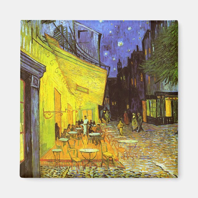 Imã Van Gogh: Cafe Terrace à Noite (Frente)