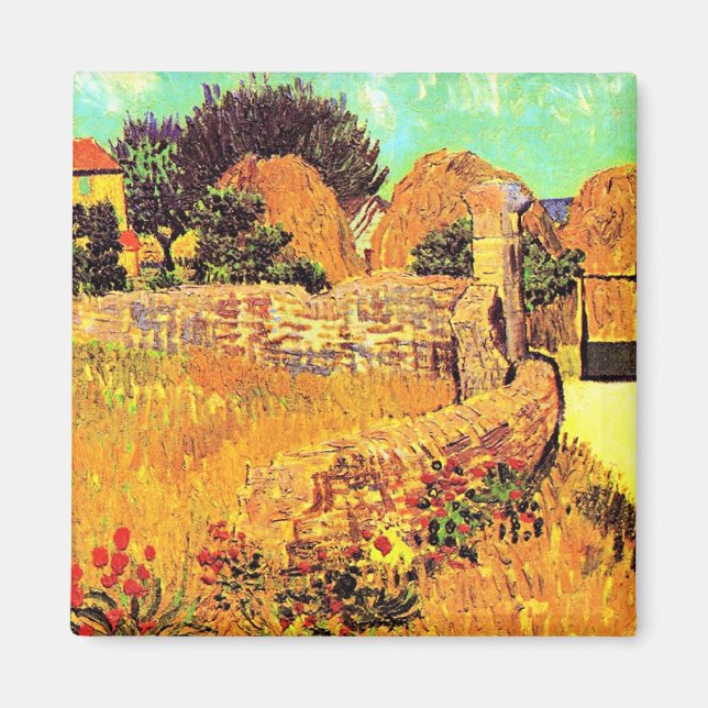 Imã Van Gogh - Farmhouse in Provence (Frente)