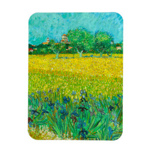 Ímã Van Gogh Field com Irrises Perto de Arles
