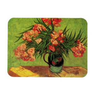 Ímã Van Gogh Fine Art, Vase com Oleanders e Livros