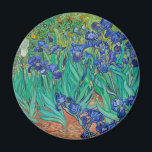 Imã Van Gogh Irises. Inimpressionismo floral azul<br><div class="desc">O imã Van Gogh "Irises". Arte do impressionismo floral azul.</div>
