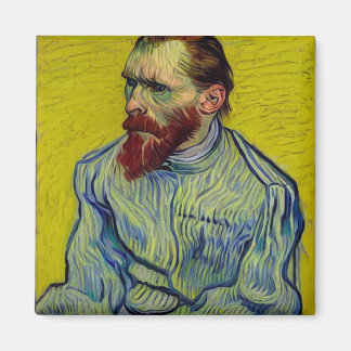 Imã Van Gogh na camisa aberta - Amarelo