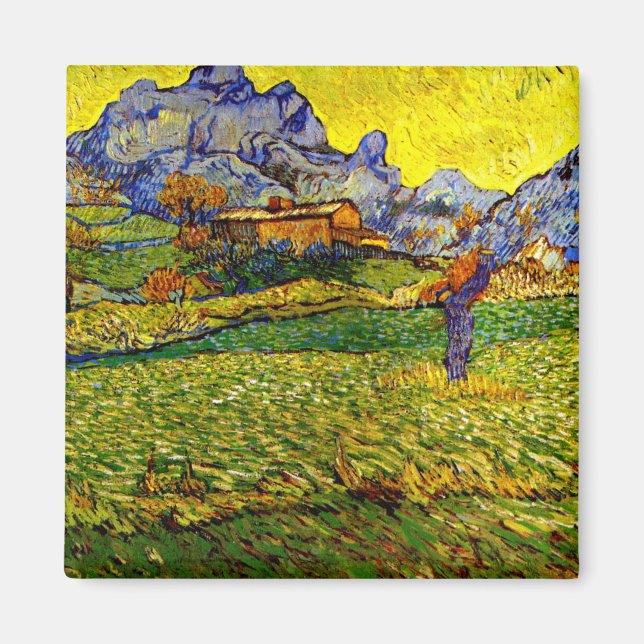 Imã Van Gogh - Prado nas Montanhas (Frente)