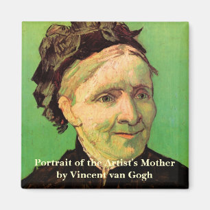 Imã Van Gogh; Retrato da mãe do artista, arte do