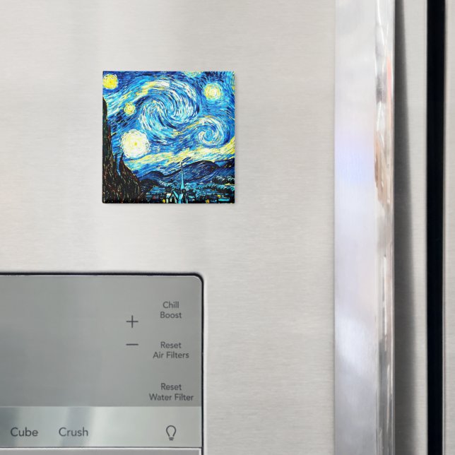 Imã Van Gogh, Starry Night, (In Situ (Fridge))