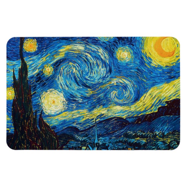 Ímã Van Gogh Starry Night Magnet (Horizontal)