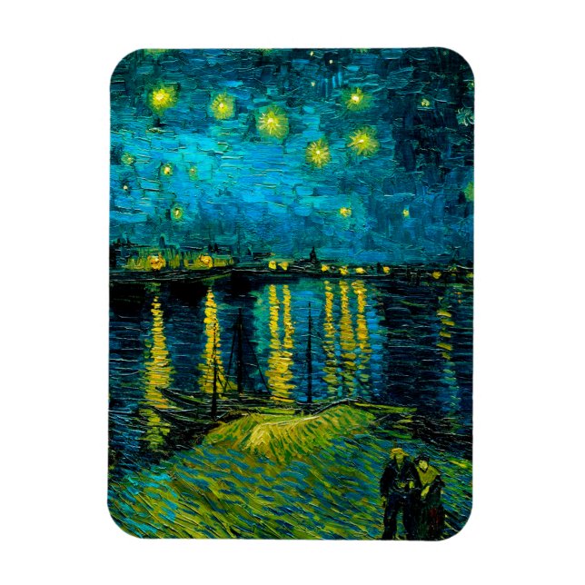 Ímã Van Gogh Starry Night Over the Rhône (Vertical)