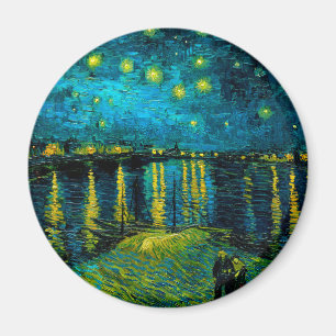 Imã Van Gogh Starry Night Over the Rhône