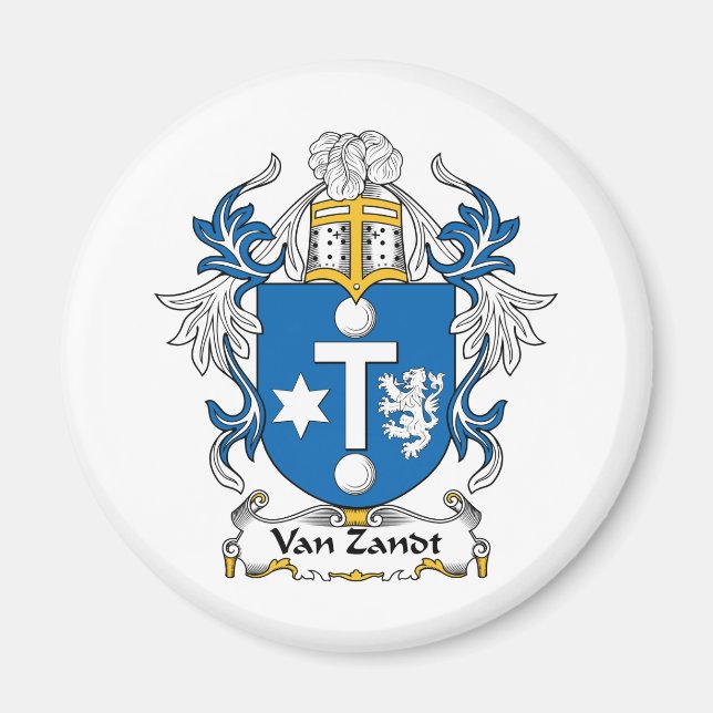 Imã Van Zandt Family Crest (Frente)