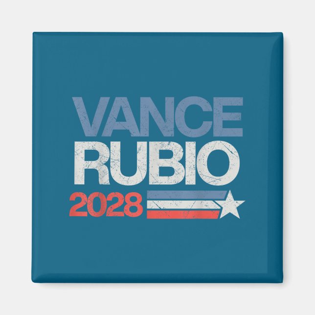 Imã Vance Rubio 2028 President Jd Vance Marco Rubio Us (Frente)