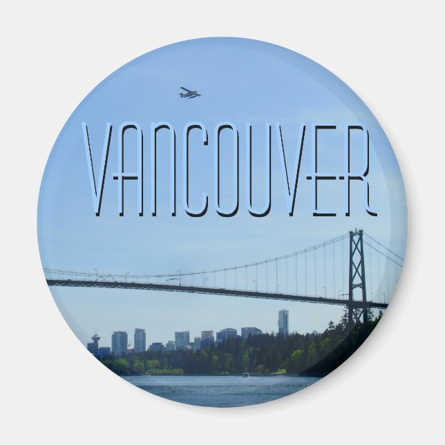 Imã Vancouver BC Souvenir Magnets Vancouver Ofertas de (Frente)
