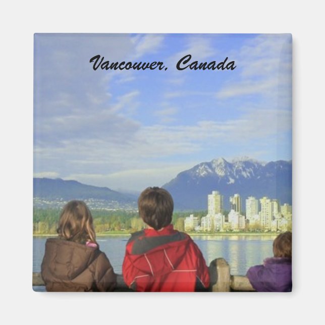 Imã Vancouver, Canadá Magnet (Frente)