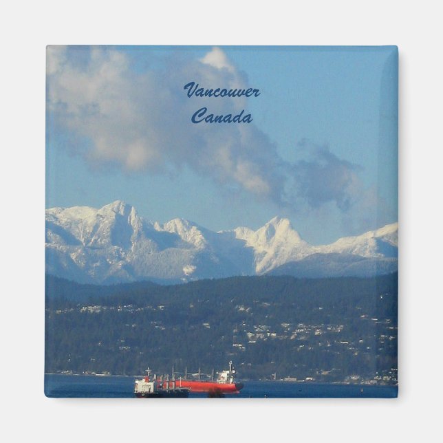 Imã Vancouver, Canadá Magnet (Frente)
