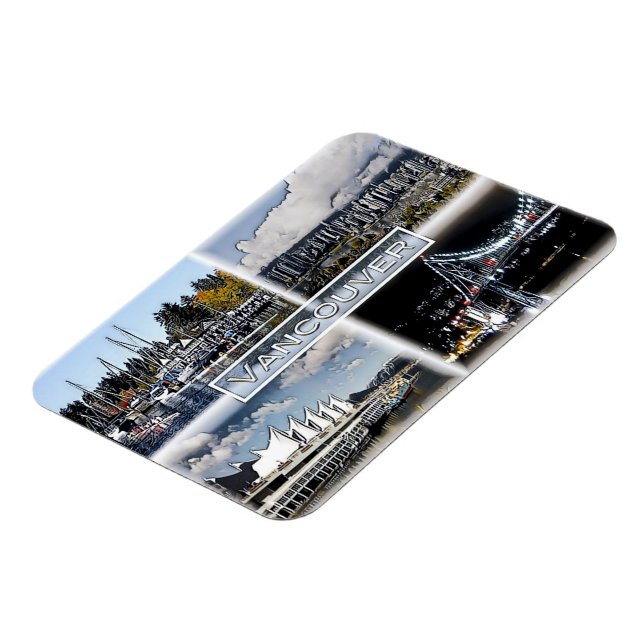 Ímã Vancouver - Canadá - Mosaico - (Left Side)