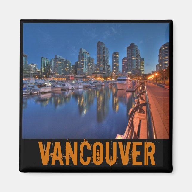Imã Vancouver Souvenir (Frente)