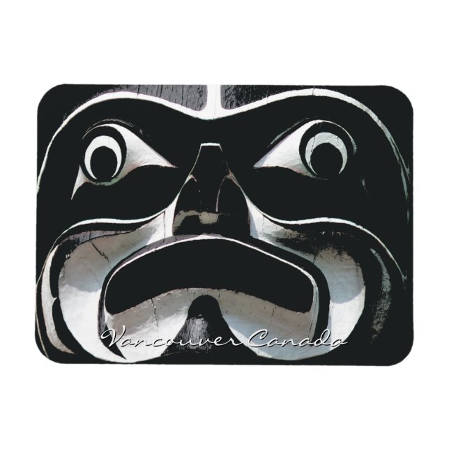 Ímã Vancouver Souvenir Magnet Totem Pole - Presente (Horizontal)