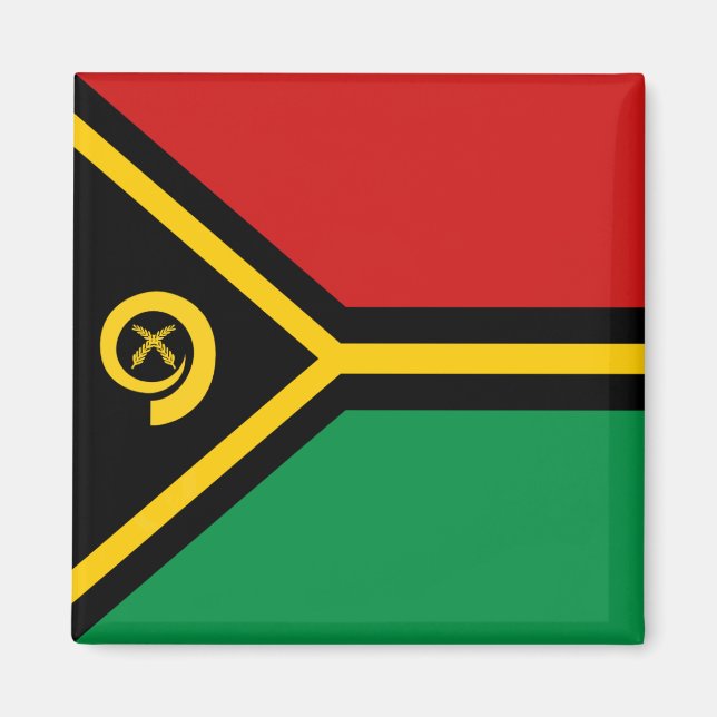 Imã Vanuatu Flag Magnet (Frente)