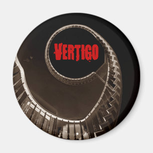 Imã Vão das escadas circular escuro da vertigem de