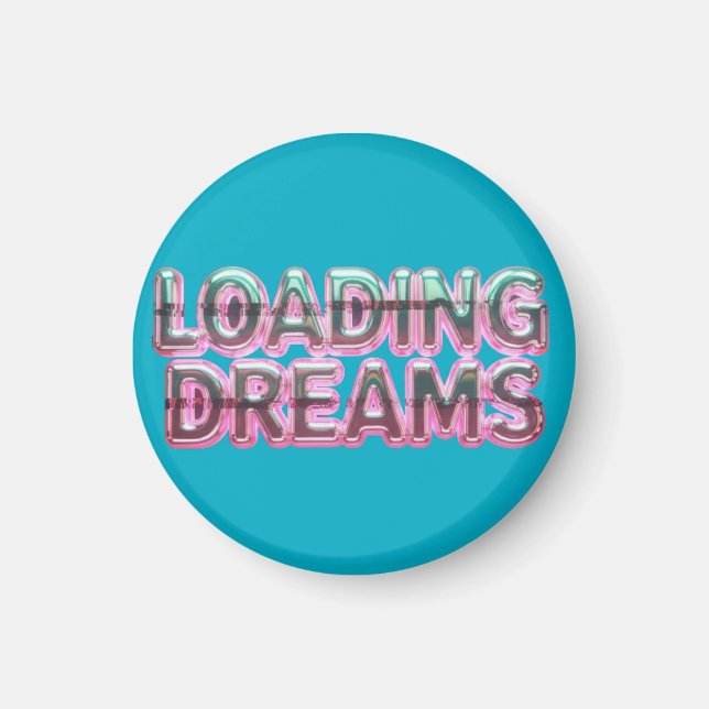 Imã Vaporwave Aesthetics with Glitch Effect and Neon  (Frente)