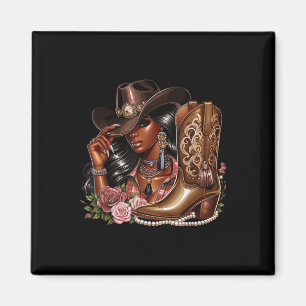 Imã Vaqueira Negra Afro-Americana Ocidental País Tex